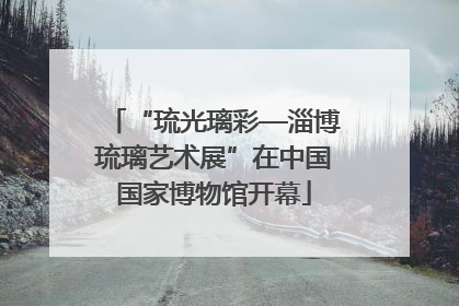 “琉光璃彩—淄博琉璃艺术展”在中国国家博物馆开幕