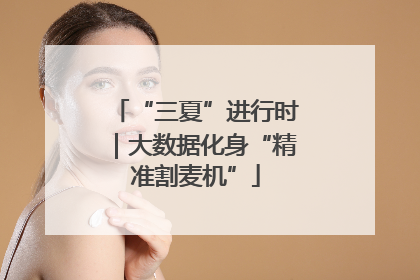 “三夏”进行时｜大数据化身“精准割麦机”