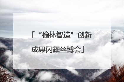 “榆林智造”创新成果闪耀丝博会
