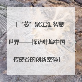“芯”聚江淮 智感世界——探访蚌埠中国传感谷的创新密码