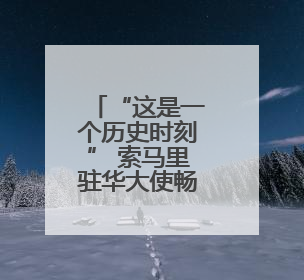 “这是一个历史时刻” 索马里驻华大使畅谈中非银幕共鸣