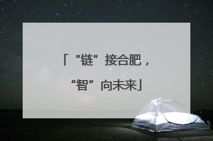 “链”接合肥，“智”向未来