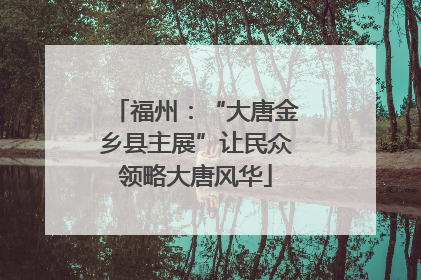 福州：“大唐金乡县主展”让民众领略大唐风华