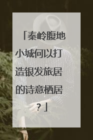 秦岭腹地小城何以打造银发旅居的诗意栖居？