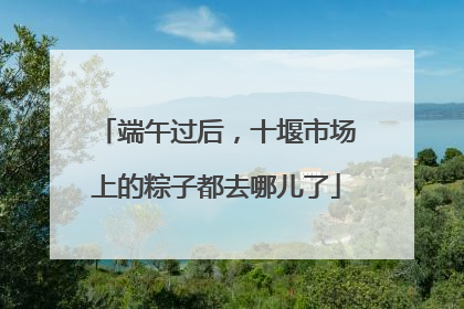 端午过后，十堰市场上的粽子都去哪儿了