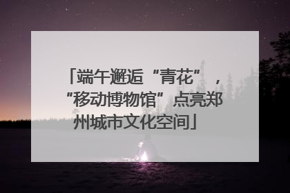 端午邂逅“青花”，“移动博物馆”点亮郑州城市文化空间