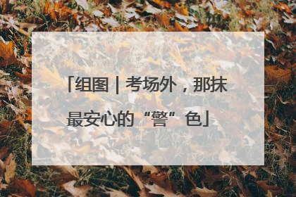 组图｜考场外，那抹最安心的“警”色