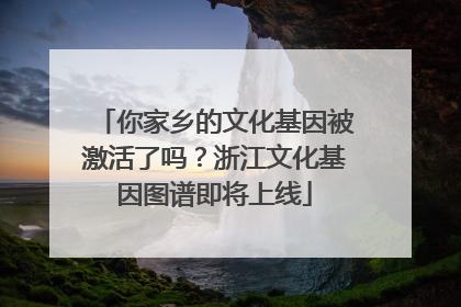你家乡的文化基因被激活了吗？浙江文化基因图谱即将上线
