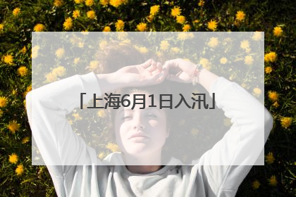 上海6月1日入汛