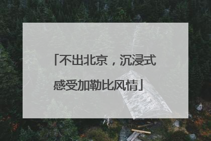 不出北京，沉浸式感受加勒比风情