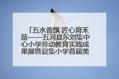 五水香飘 匠心育禾苗——五河县东刘集中心小学劳动教育实践成果展暨夏集小学首届美食节盛大举行