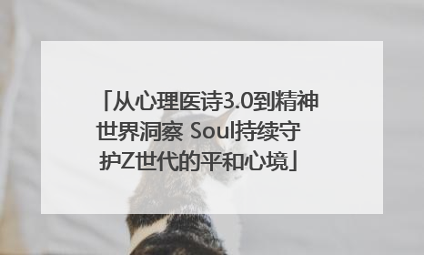 从心理医诗3.0到精神世界洞察 Soul持续守护Z世代的平和心境