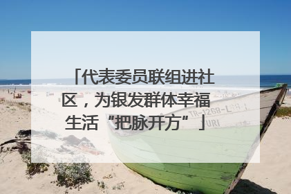 代表委员联组进社区，为银发群体幸福生活“把脉开方”
