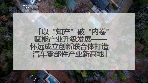 以“知产”破“内卷” 赋能产业升级发展——怀远成立创新联合体打造汽车零部件产业新高地
