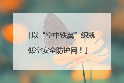以“空中铁翼”织就低空安全防护网！