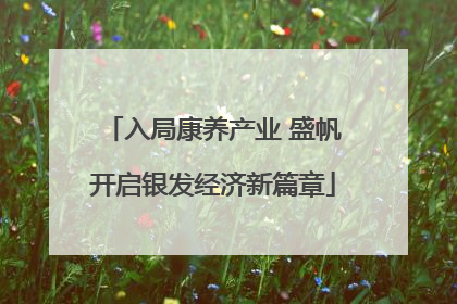 入局康养产业 盛帆开启银发经济新篇章