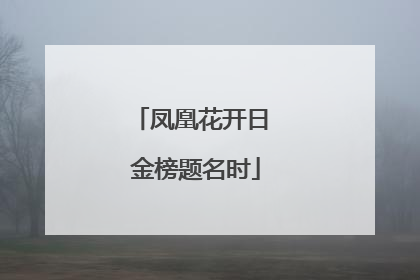 凤凰花开日 金榜题名时