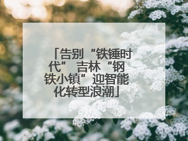 告别“铁锤时代” 吉林“钢铁小镇”迎智能化转型浪潮