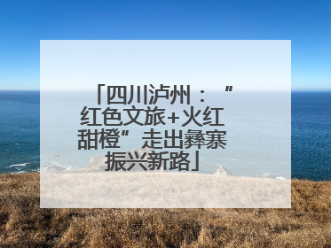 四川泸州：“红色文旅+火红甜橙”走出彝寨振兴新路