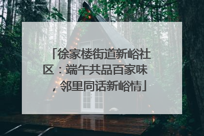 徐家楼街道新峪社区：端午共品百家味，邻里同话新峪情