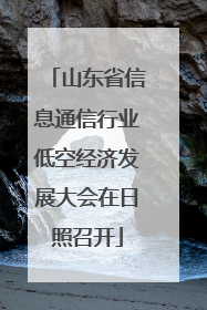 山东省信息通信行业低空经济发展大会在日照召开