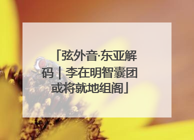 弦外音·东亚解码｜李在明智囊团或将就地组阁