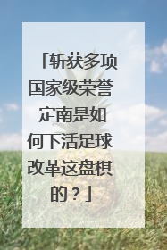 斩获多项国家级荣誉 定南是如何下活足球改革这盘棋的？