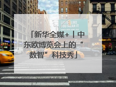 新华全媒+丨中东欧博览会上的“数智”科技秀