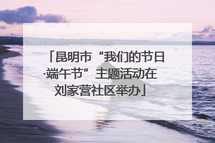 昆明市“我们的节日·端午节”主题活动在刘家营社区举办
