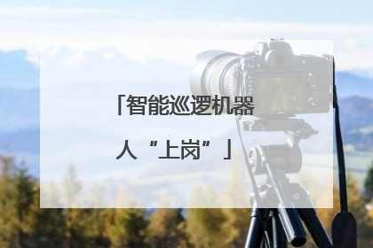 智能巡逻机器人“上岗”