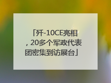 歼-10CE亮相，20多个军政代表团密集到访展台