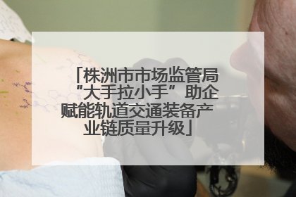 株洲市市场监管局“大手拉小手”助企赋能轨道交通装备产业链质量升级