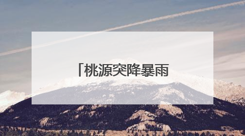 桃源突降暴雨，民辅警奋战一线抗洪抢险！