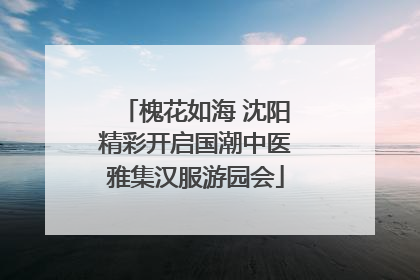 槐花如海 沈阳精彩开启国潮中医雅集汉服游园会