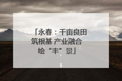 永春：千亩良田筑根基 产业融合绘“丰”景