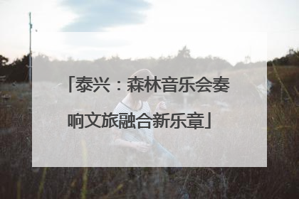泰兴：森林音乐会奏响文旅融合新乐章