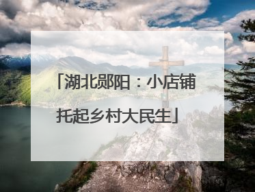 湖北郧阳：小店铺托起乡村大民生