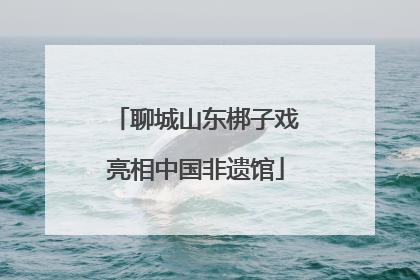 聊城山东梆子戏亮相中国非遗馆
