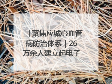 聚焦应城心血管病防治体系｜26万余人建立起电子健康档案
