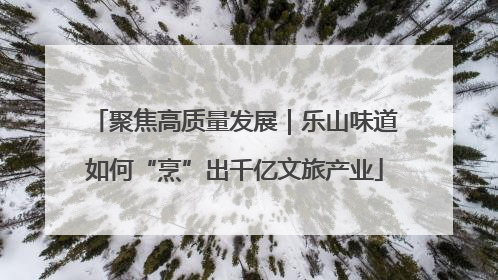 聚焦高质量发展｜乐山味道如何“烹”出千亿文旅产业