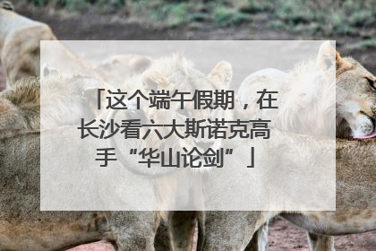 这个端午假期，在长沙看六大斯诺克高手“华山论剑”