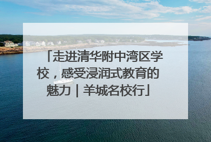 走进清华附中湾区学校，感受浸润式教育的魅力｜羊城名校行