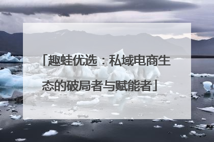 趣蛙优选：私域电商生态的破局者与赋能者