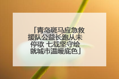 青岛斑马应急救援队公益长跑从未停歇 七载坚守绘就城市温暖底色