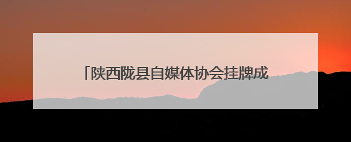陕西陇县自媒体协会挂牌成立 开启行业发展新篇章