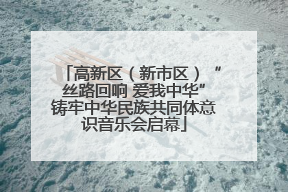 高新区（新市区）“丝路回响 爱我中华”铸牢中华民族共同体意识音乐会启幕