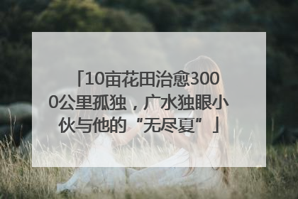 10亩花田治愈3000公里孤独，广水独眼小伙与他的“无尽夏”