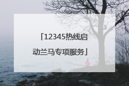 12345热线启动兰马专项服务