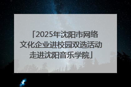 2025年沈阳市网络文化企业进校园双选活动走进沈阳音乐学院