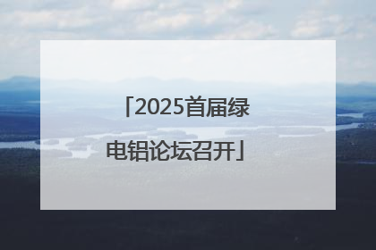 2025首届绿电铝论坛召开